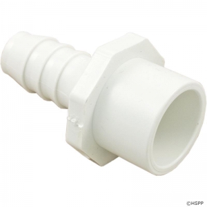 Barb Adapter, 1" Spigot / 3/4" Slip x 3/4" Barb